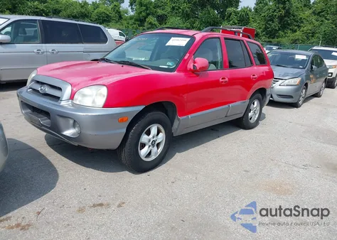 2005 Hyundai Santa Fe Gls/Lx из США, поврежденный, VIN KM8SC73E05U891483